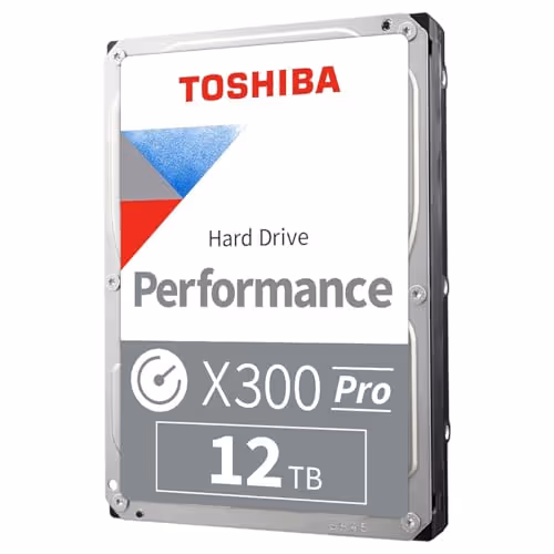Toshiba X300 Pro 12TB 3.5" HDD 7200RPM SATA 6.0 Gb/s