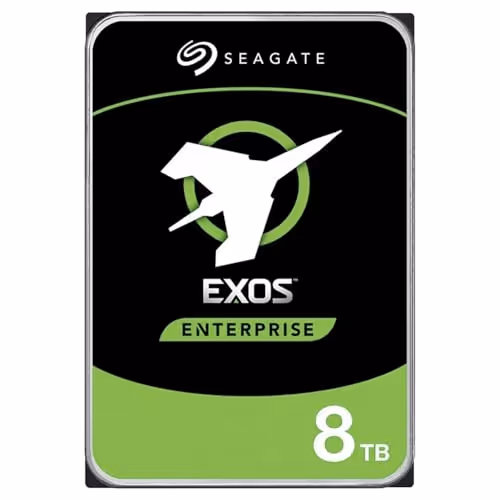 Seagate Exos 7E8 512e 8TB Internal HDD 7200RPM 3.5" SATA 6.0 Gb/s
