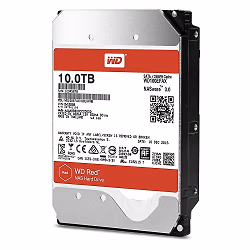 Western Digital Red 10TB HDD 3.5" SATA