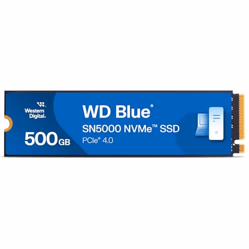 Western Digital WD Blue SN5000 500 GB SSD M.2-2280 PCIe 4.0 X4 NVMe