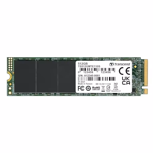 Transcend 110S 512GB SSD M.2-2280 PCIe 3.0 X4 NVMe
