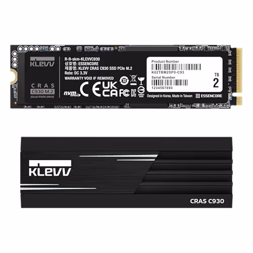 Klevv CRAS C930 2TB SSD M.2-2280 PCIe 4.0 x4 NVMe