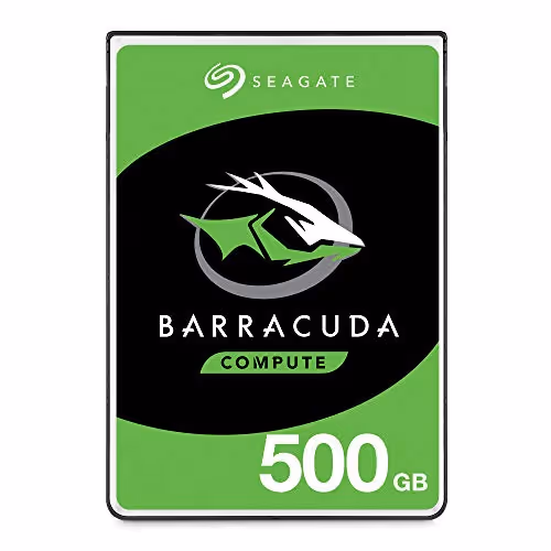 Seagate BarraCuda 500GB HDD 2.5" 5400 RPM SATA 6.0 Gb/s Internal
