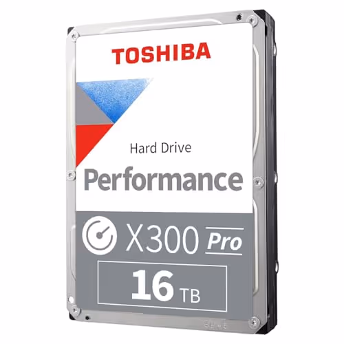 Toshiba X300 Pro 16TB Internal HDD 7200RPM 3.5" SATA 6.0 Gb/s