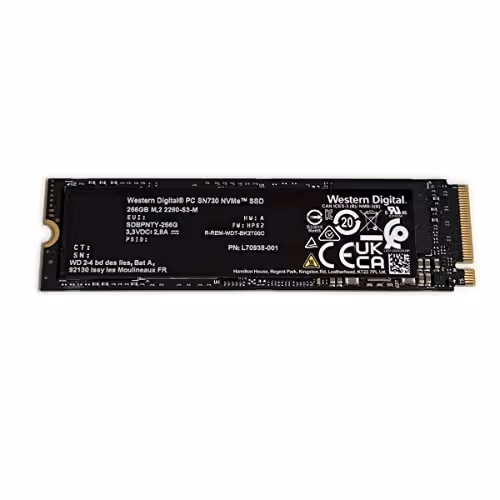 Western Digital PC SN730 256GB M.2-2280 SSD PCIe 3.0 X4 NVMe