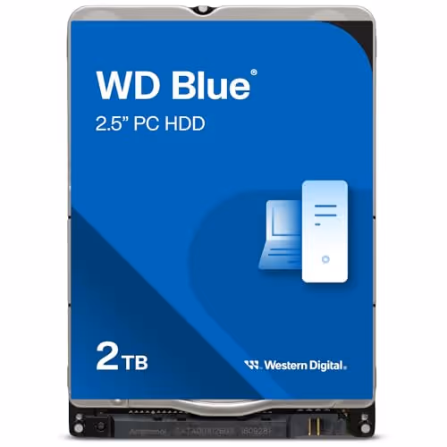 Western Digital Blue 2TB 2.5" HDD 5400RPM SATA