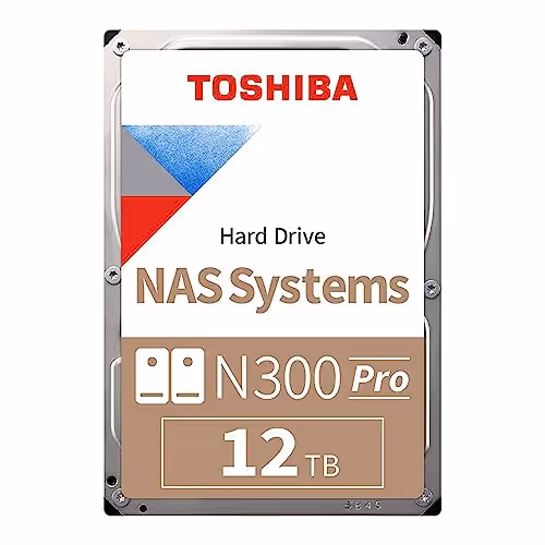 Toshiba N300 Pro 12TB 3.5" HDD 7200RPM SATA 6.0 Gb/s