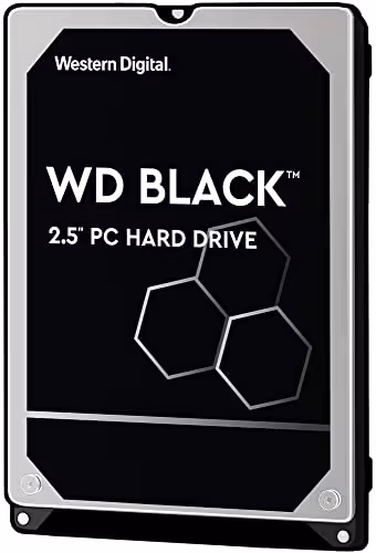 Western Digital Black 1 TB HDD 2.5" 7200 RPM SATA Internal