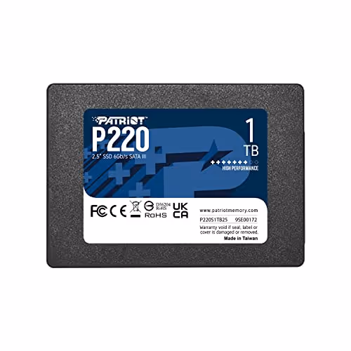 Patriot P220 1TB 2.5" SSD SATA