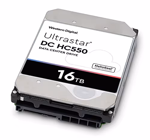 Western Digital Ultrastar DC HC550 16TB HDD 7200RPM 3.5" SATA 6.0 Gb/s