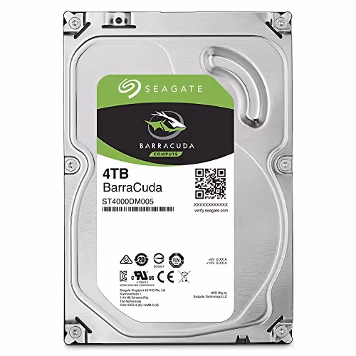 Seagate BarraCuda 4TB 5900RPM HDD 3.5" SATA