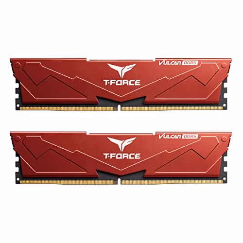 TEAMGROUP T-Force Vulcan Red DDR5-6000 CL38 32GB (2x16GB)