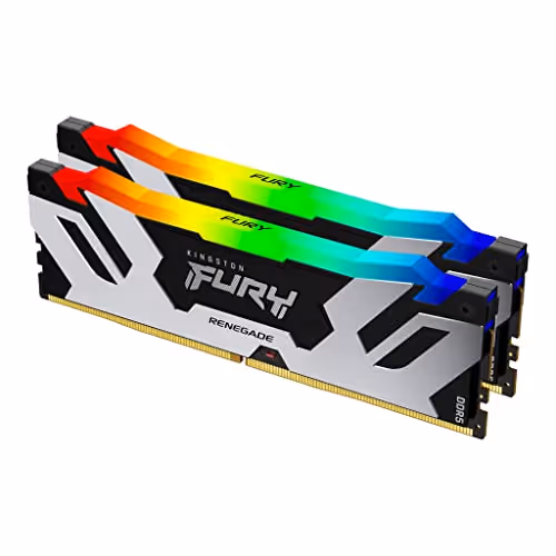 Kingston Fury Renegade RGB Silver / Black DDR5-6000 CL32 96GB (2x48GB)
