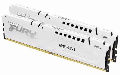 Kingston FURY Beast White DDR5-6000 CL30 32GB (2x16GB)