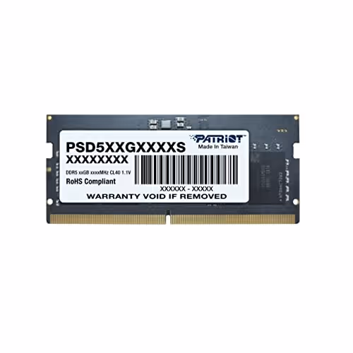 Patriot Signature Line Black SODIMM DDR5-4800 CL46 32GB (1x32GB)