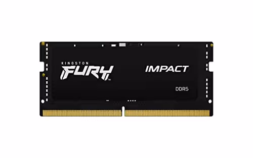 Kingston FURY Impact Black DDR5-6400 SODIMM CL38 16GB (1x16GB)