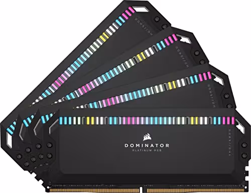 Corsair Dominator Platinum RGB Black DDR5-6200 CL32 64GB (4x16GB)