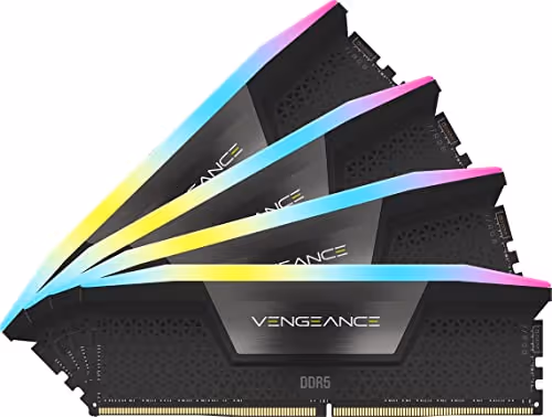 Corsair Vengeance RGB Black DDR5-6200 CL32 64GB (4x16GB)