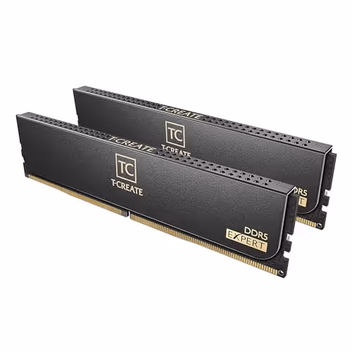 TEAMGROUP T-Create Expert 32GB (2x16GB) DDR5-7200 CL34 Black/Gold