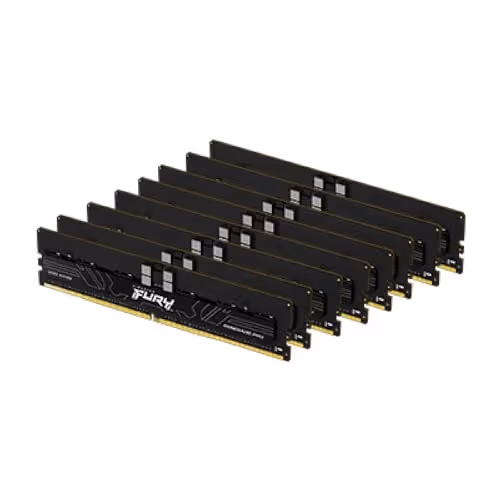 Kingston FURY Renegade Pro Black Registered DDR5-6400 CL32 128GB (8x16GB)