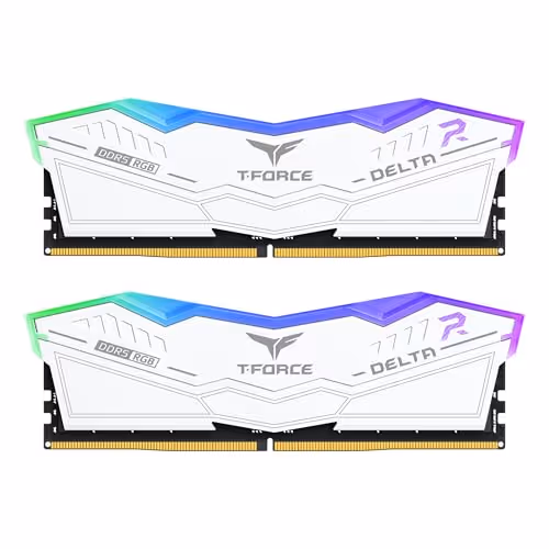 TEAMGROUP T-Force Delta RGB 32GB (2x16GB) DDR5-6000 CL28 White