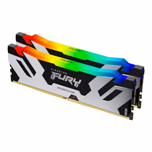 Kingston Fury Renegade RGB Silver / Black DDR5-7200 CL38 32GB (2x16GB)