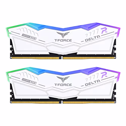 TEAMGROUP T-Force Delta RGB 48GB (2x24GB) DDR5-7200 CL34 White