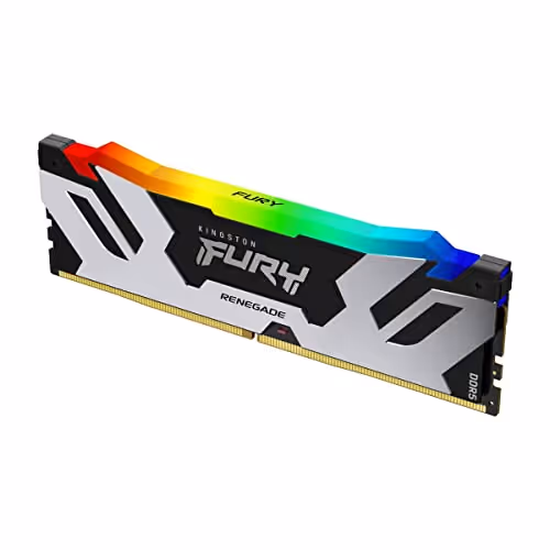 Kingston Fury Renegade RGB Silver / Black DDR5-6400 CL32 16GB (1x16GB)