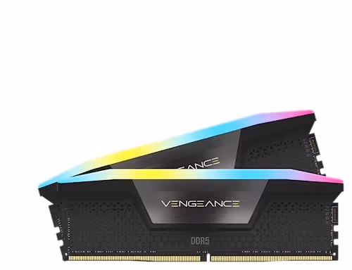 Corsair Vengeance RGB Black / Silver DDR5-6200 CL32 64GB (2x32GB)