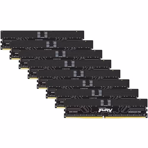 Kingston FURY Renegade Pro Registered Black DDR5-6400 CL32 256GB (8x32GB)