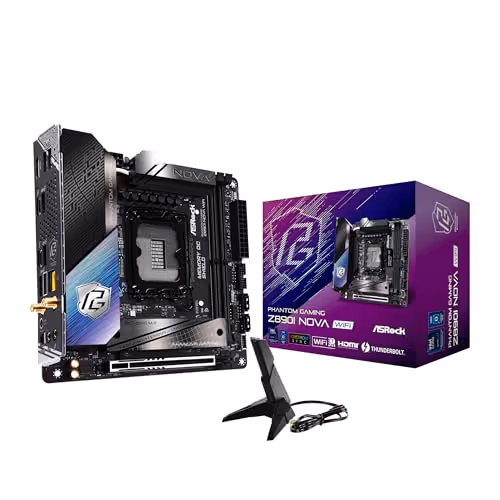 ASRock Phantom Gaming Z890I NOVA WiFi LGA1851 DDR5 Mini-ITX