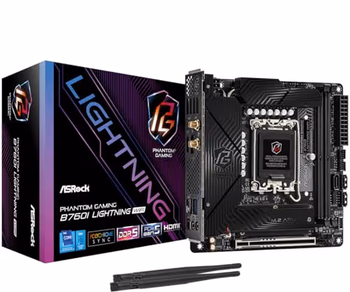 ASROCK PHANTOM GAMING B760I LIGHTNING WIFI LGA1700 DDR5 MINI-ITX