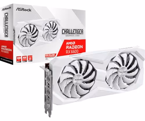 ASRock AMD Radeon RX 6600 Challenger 8GB GDDR6