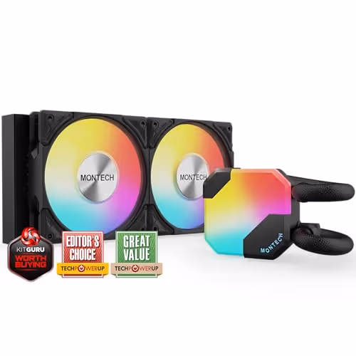 Montech HyperFlow Water 240mm ARGB Black
