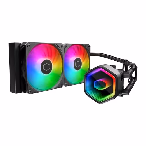 Cooler Master MasterLiquid 240 Core II 70.7 CFM Water 240mm 70.7 CFM Black