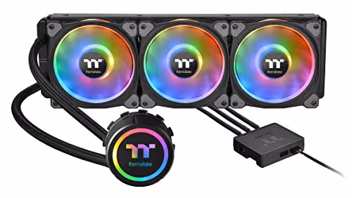 Thermaltake Floe DX RGB 360 TT Premium Edition 42.45 CFM Water 360mm Black / Gray