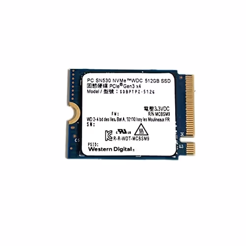 Western Digital SN530 512GB M.2-2230 SSD PCIe 3.0 X4 NVMe