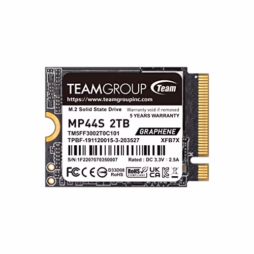 TEAMGROUP MP44S 2TB SSD M.2-2230 PCIe 4.0 x4 NVMe