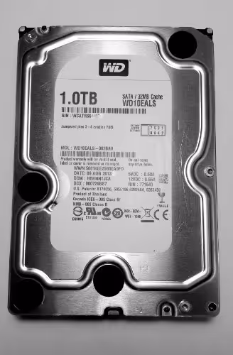 Western Digital Caviar Blue 1TB HDD 7200RPM 3.5" SATA 3.0 Gb/s Internal