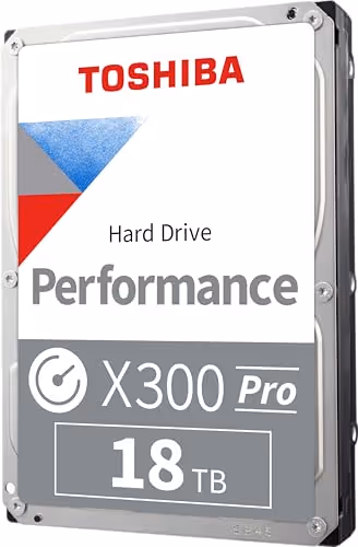 Toshiba X300 Pro 18TB HDD 7200RPM 3.5" SATA