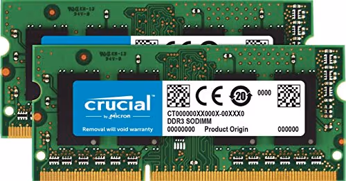 Crucial CT2KIT204864BF160B Black / Green SODIMM DDR3-1600 CL11 32GB (2x16GB)