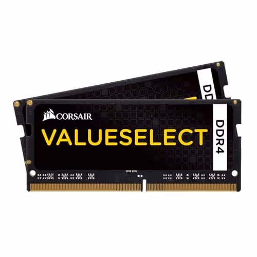 Corsair Vengeance Performance Black / Yellow DDR4-2666 SODIMM CL18 32GB (2x16GB)