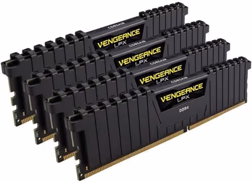 Corsair Vengeance LPX Black DDR4-3000 CL16 64GB (4x16GB)