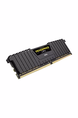 Corsair Vengeance LPX Black / Yellow DDR4-2666 CL16 16GB (1x16GB)
