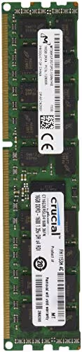 Crucial CT16G3ERSLD4160B Registered Black / Green DDR3-1600 CL11 16GB (1x16GB)