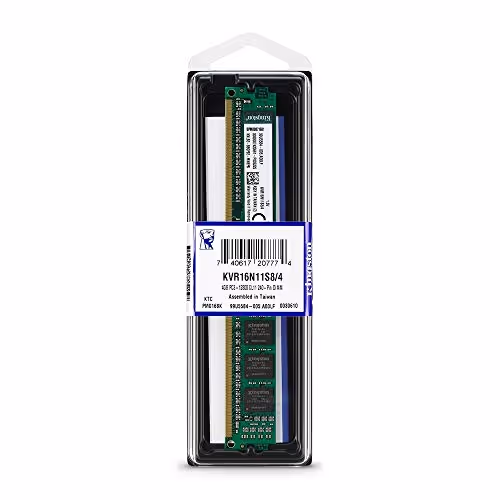 Kingston KVR16N11S8/4 Green DDR3-1600 CL11 4GB (1x4GB)
