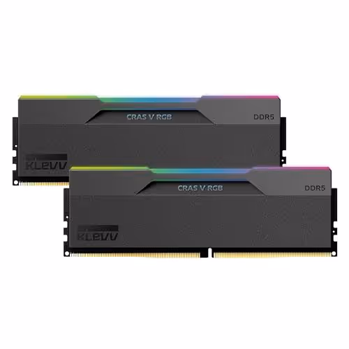 Klevv CRAS V RGB Black DDR5-6000 CL30 32GB (2x16GB)
