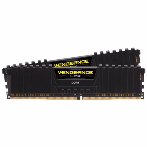 Corsair Vengeance LPX Black / Yellow DDR4-2400 CL14 16GB (2x8GB)