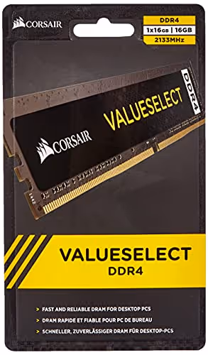 Corsair ValueSelect Black DDR4-2133 CL15 16GB (1x16GB)