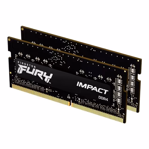 Kingston FURY Impact Black SODIMM DDR4-3200 CL20 32GB (2x16GB)